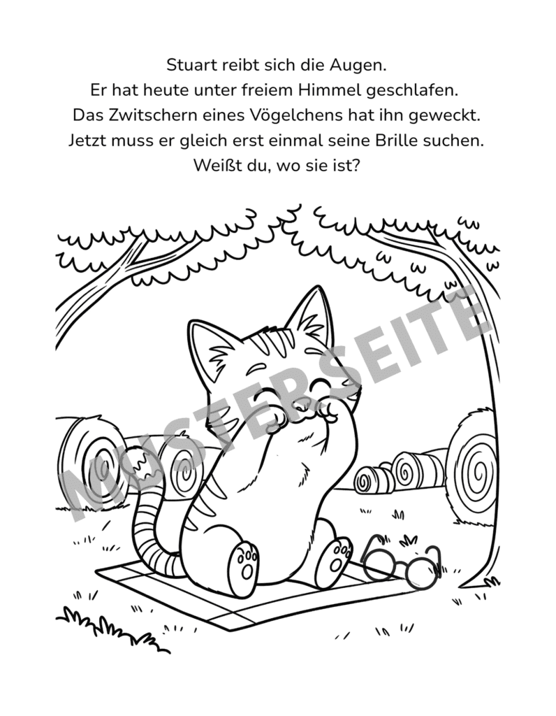 Kater Stuart wacht auf