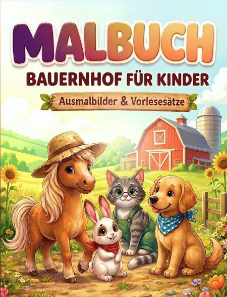 Bauernhof Malbuch